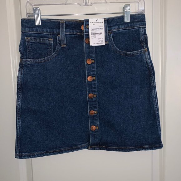 NWT Madewell denim mini skirt size 25 - Picture 3 of 6